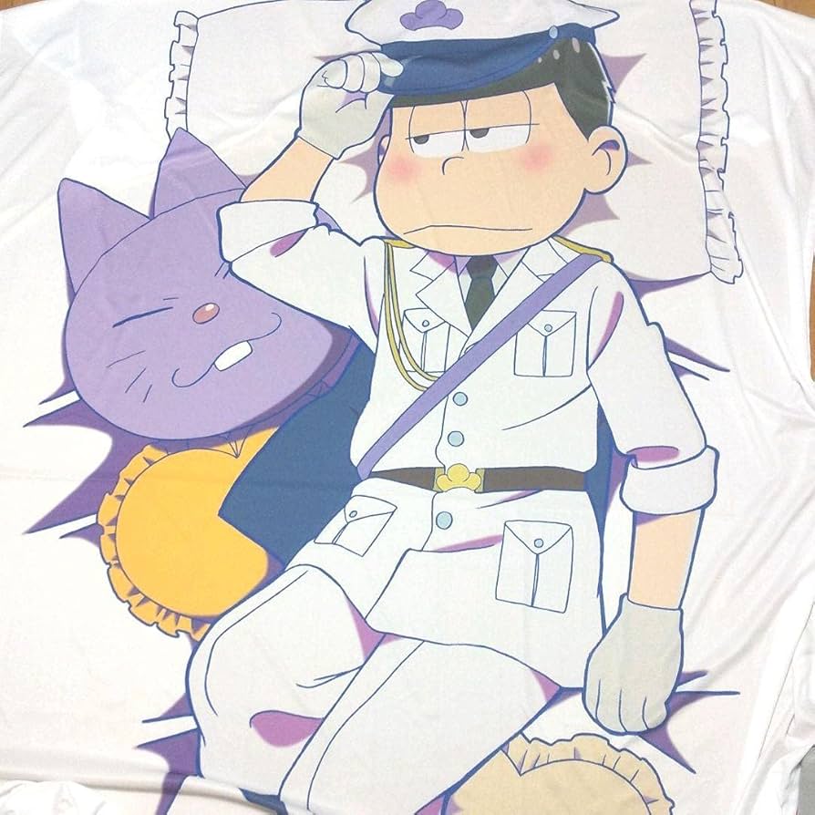 【エムズファクトリー】“おそ松さん 描き下ろし 添い寝シーツ”〈カラ松〉（未開封 エムズファクトリー】“おそ松さん 描き下ろし 添い寝シーツ